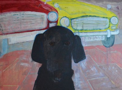 Rex at the Used Car Lot by Brenda Brin Booker